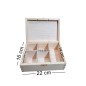 Wooden Tea Box – 5 Compartments – Natural Pine – Handmade in UK – Smooth Raw Finish – Storage for Tea Wooden Tea Box – 5 Compartments – Natural Pine – Handmade in UK – Smooth Raw Finish – Storage for Tea