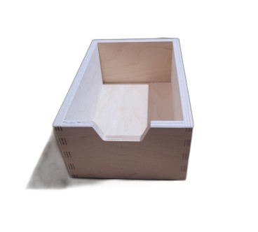 Wooden World Wide Plywood Chest – 4 Drawer Organizer