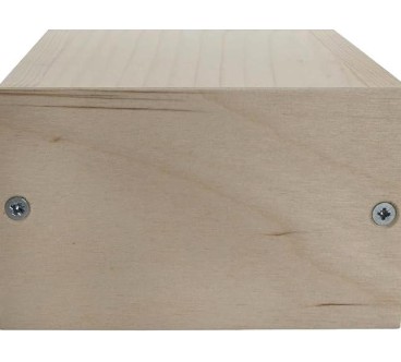 Wooden World Pine Opening Money Box – 13x10x6 cm