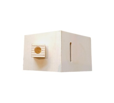 Wooden World House Money Box – 11x6x10.5 cm