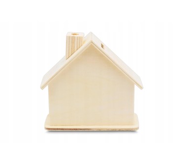 Wooden World House Money Box – 11x6x10.5 cm