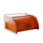 Small Orange Beech Wood Bread Box with Roll-Top Lid – Compact Wooden Kitchen Bread Bin 30x26x16 cm Small Orange Beech Wood Bread Box with Roll-Top Lid – Compact Wooden Kitchen Bread Bin 30x26x16 cm