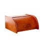 Small Orange Beech Wood Bread Box with Roll-Top Lid – Compact Wooden Kitchen Bread Bin 30x26x16 cm Small Orange Beech Wood Bread Box with Roll-Top Lid – Compact Wooden Kitchen Bread Bin 30x26x16 cm
