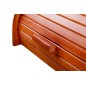 Small Orange Beech Wood Bread Box with Roll-Top Lid – Compact Wooden Kitchen Bread Bin 30x26x16 cm Small Orange Beech Wood Bread Box with Roll-Top Lid – Compact Wooden Kitchen Bread Bin 30x26x16 cm