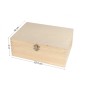 Wooden Tea Box – 6 Compartments – Natural Pine – Handmade in UK – Smooth Raw Finish – Storage for Tea
