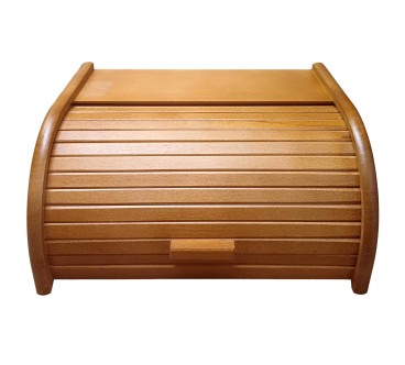 Small Wooden Bread Box – Light Brown Beech Wood