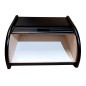 Small Black Beech Wood Bread Box with Roll-Top Lid – Compact Wooden Kitchen Bread Bin 30x26x16 cm Small Black Beech Wood Bread Box with Roll-Top Lid – Compact Wooden Kitchen Bread Bin 30x26x16 cm