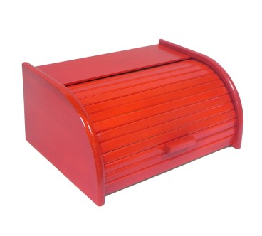 Small Wooden Bread Box – Red Beech Wood