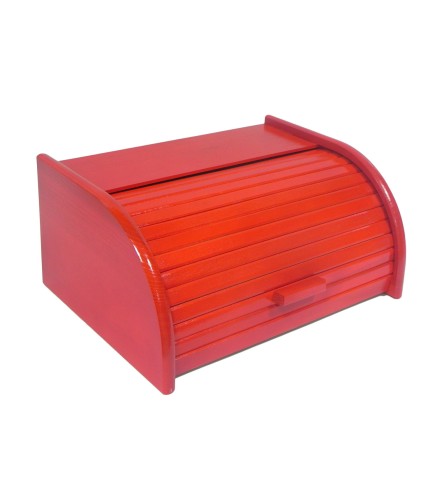 Small Wooden Bread Box – Red Beech Wood