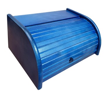 Small Wooden Bread Box – Blue Beech Wood