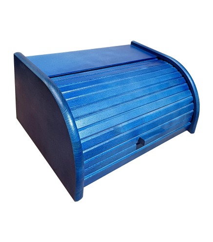 Small Wooden Bread Box – Blue Beech Wood