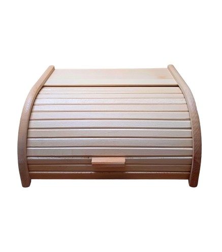 Large Raw Beech Bread Box – DIY Storage 40x30x18 cm