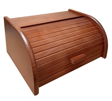 Wooden World – Dark Brown Beech Bread Box 40x30x18 cm