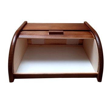 Wooden World – Dark Brown Beech Bread Box 40x30x18 cm