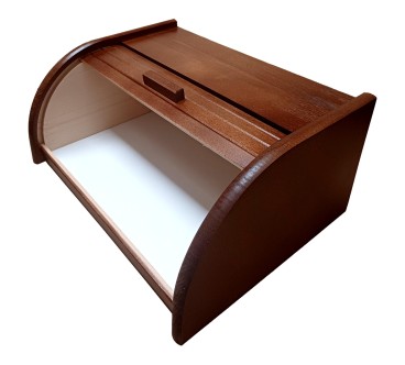 Wooden World – Dark Brown Beech Bread Box 40x30x18 cm