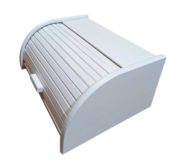 Large White Beech Bread Box – 40x30x18 cm