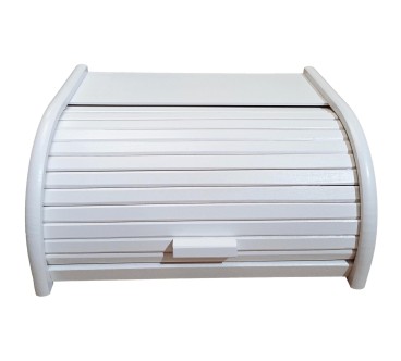 Large White Beech Bread Box – 40x30x18 cm