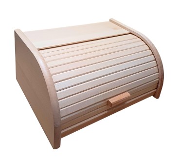 Wooden World Beech Bread Box – 40x30x18 cm