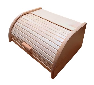 Wooden World Beech Bread Box – 40x30x18 cm