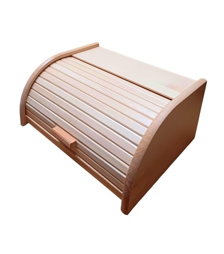 Wooden World Beech Bread Box – 40x30x18 cm