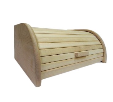 Wooden World Beech Bread Box – 40x30x18 cm