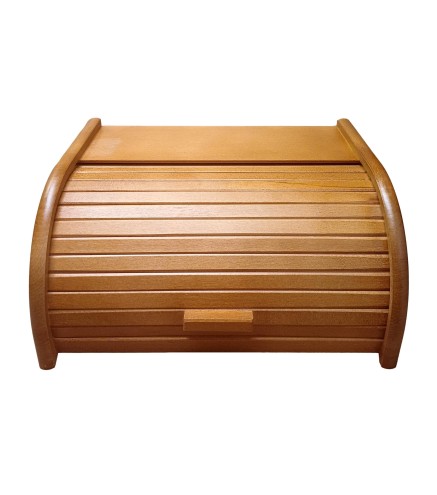Large Light Brown Beech Wood Bread Box – Wooden World