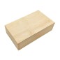 Wooden Tea Box – 8 Compartments – Natural Pine – Handmade in UK – Smooth Raw Finish – Storage for Tea