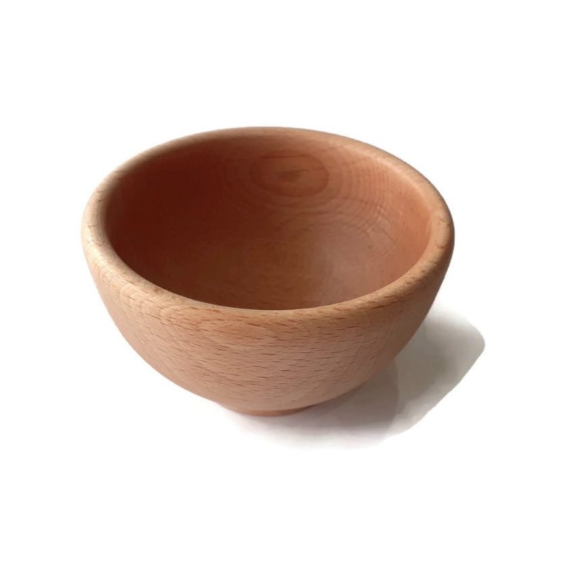 Wooden Bowl 10 cm – Natural Beech Wood, Oiled – Handmade Kitchen & Serving Bowl Wooden Bowl 10 cm – Natural Beech Wood, Oiled – Handmade Kitchen & Serving Bowl
