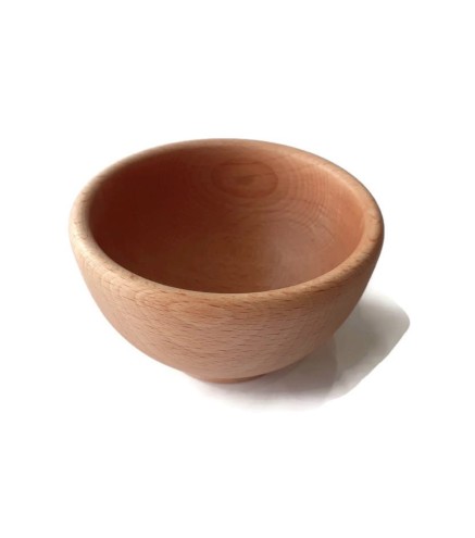 Wooden Bowl 10 cm – Natural Beech Wood – Oiled Finish