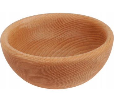Wooden Bowl 12 cm – Natural Beech Wood – Oiled Finish