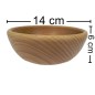 Wooden Bowl 14 cm – Natural Beech Wood, Oiled – Kitchen & Serving Bowl Wooden Bowl 14 cm – Natural Beech Wood, Oiled – Kitchen & Serving Bowl
