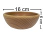 Wooden Bowl 16 cm – Natural Beech Wood, Oiled – Kitchen & Serving Bowl Wooden Bowl 16 cm – Natural Beech Wood, Oiled – Kitchen & Serving Bowl