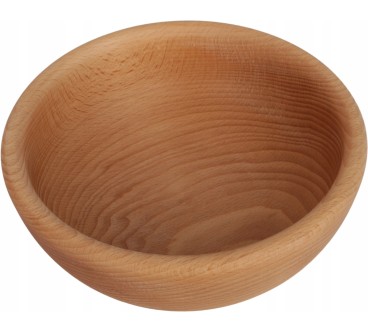 Wooden Bowl 23 cm – Natural Beech Wood – Oiled Finish