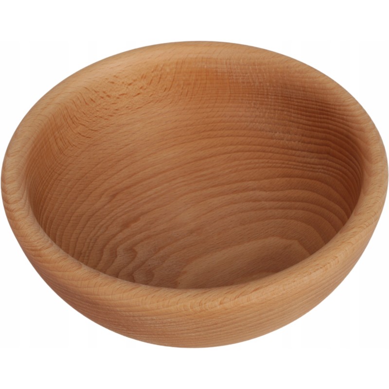 Wooden Bowl 23 cm – Natural Beech Wood, Oiled – Kitchen & Serving Bowl