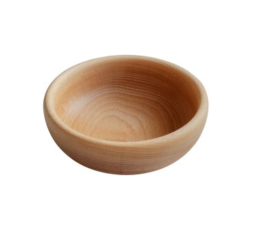 Wooden Bowl 25 cm – Natural Beech Wood – Oiled Finish