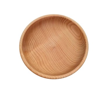 Wooden Bowl 30 cm – Natural Beech Wood – Oiled Finish