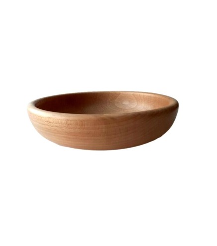 Wooden Bowl 30 cm – Natural Beech Wood – Oiled Finish