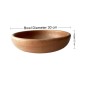 Wooden Bowl 30 cm – Natural Beech Wood, Oiled – Kitchen & Serving Bowl