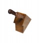 Wooden Knife Block – Beech Wood Countertop Holder for 5 Knives – Lacquered Light Brown Finish Wooden Knife Block – Beech Wood Countertop Holder for 5 Knives – Lacquered Light Brown Finish