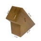 Wooden Knife Block – Beech Wood Countertop Holder for 5 Knives – Lacquered Light Brown Finish Wooden Knife Block – Beech Wood Countertop Holder for 5 Knives – Lacquered Light Brown Finish