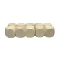 Raw Beech Wood Dice Set of 10 – 3 cm Blank Wooden Cubes for DIY, Crafts & Games