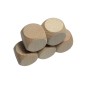 Raw Beech Wood Dice Set of 5 – 5 cm Blank Wooden Cubes for DIY, Crafts & Games