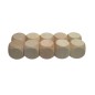Set of 10 Beech Wood Dice 6 cm – Raw Unfinished DIY Gaming Cubes