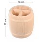 Pine Wood Organizer in Barrel Shape with 3 Compartments – 17x16 cm