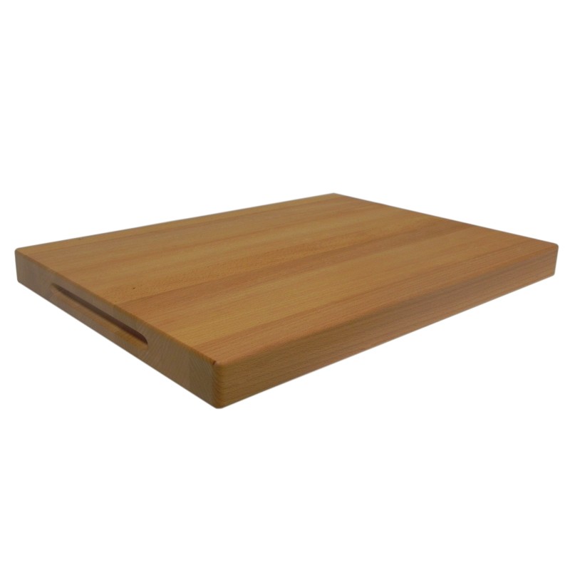 Beech Wood Cutting Board Block with Handle – 39x28x4 cm Beech Wood Cutting Board Block with Handle – 39x28x4 cm
