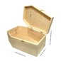 Wooden World large wooden coffin-shaped box Halloween decorative storage 58cm Wooden World large wooden coffin-shaped box Halloween decorative storage 58cm