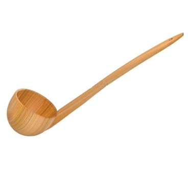 Wooden World Cherry Wood Ladle – 38 cm