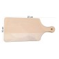 Small Beech Wood Cutting Board with Handle – 23x10 cm – Kitchen & Serving Board