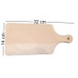 Beech Wood Cutting Board with Handle – 32x14 cm – Kitchen & Serving Board