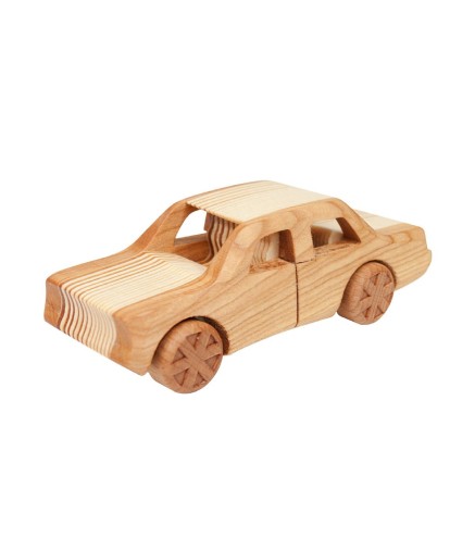 Wooden toy car Fiat 125p - Wooden World